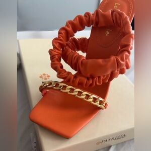 Lemonade Euphoria Orange Heels | size 6